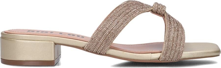 BIBI LOU Muiltjes Dames 842z00hg Maat: 39 Materiaal: Textiel Kleur: Goud - Foto 4