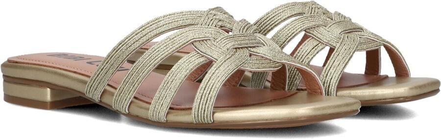 BIBI LOU Slippers Dames 877z94hg Maat: 41 Materiaal: Textiel Kleur: Goudkleurig