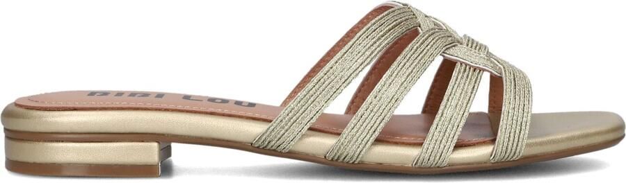 BIBI LOU Slippers Dames 877z94hg Maat: 41 Materiaal: Textiel Kleur: Goudkleurig - Foto 4