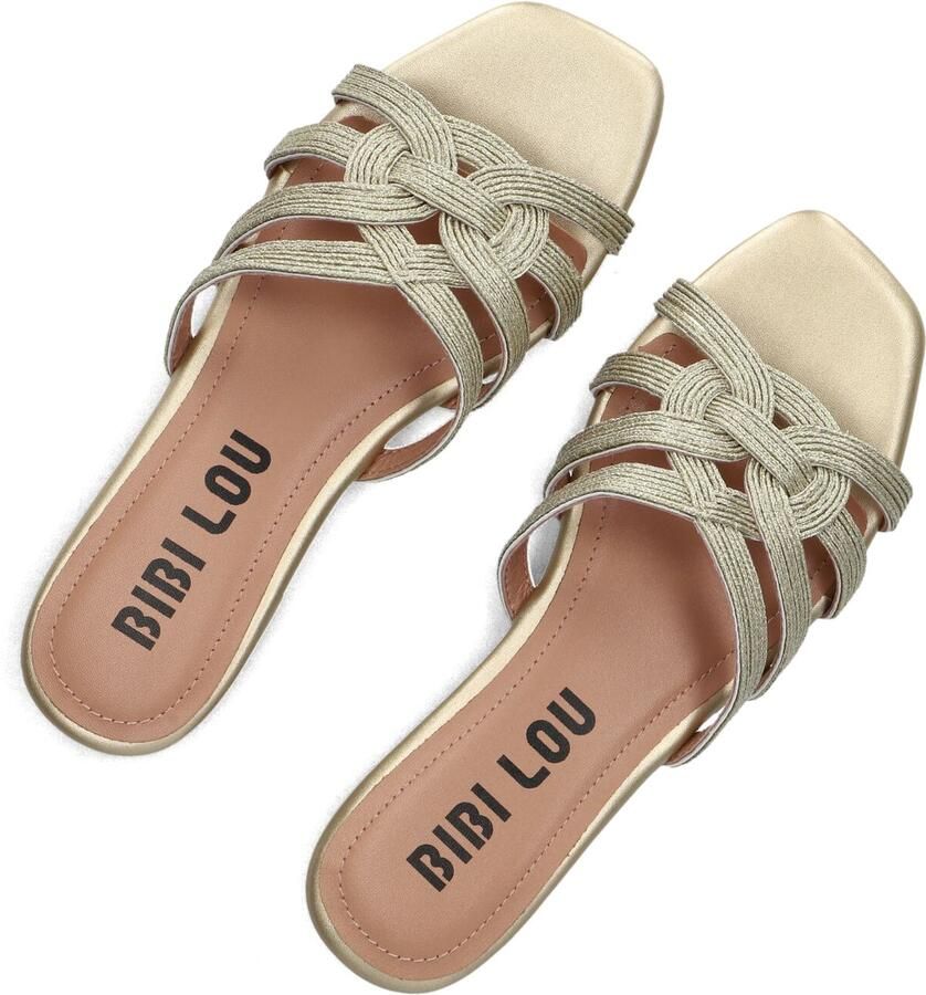 BIBI LOU Slippers Dames 877z94hg Maat: 41 Materiaal: Textiel Kleur: Goudkleurig - Foto 2