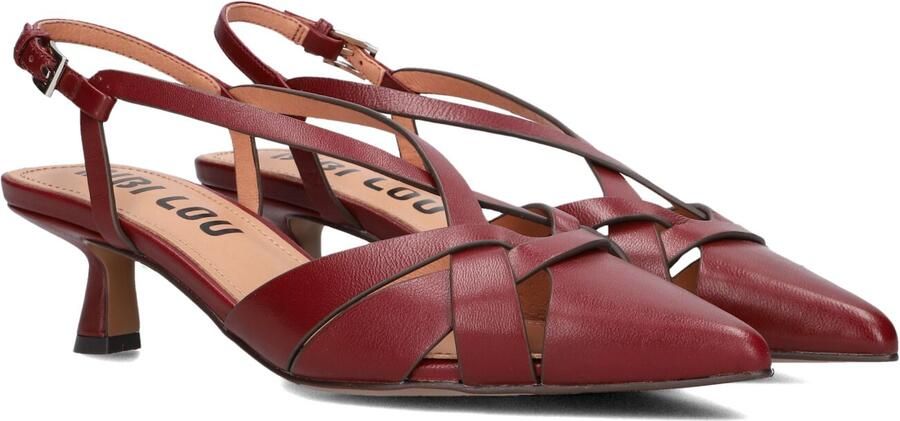 BIBI LOU Slingbacks Dames 633z10vk Salones Maat: 42 Materiaal: Leer Kleur: Rood