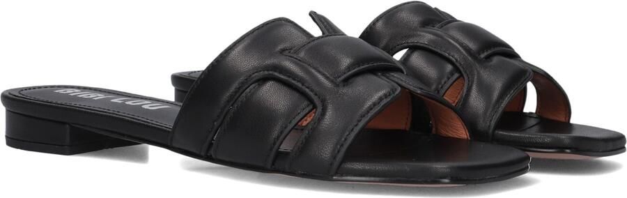 BIBI LOU Slippers Dames 760z10vk Maat: 41 Materiaal: Leer Kleur: Zwart