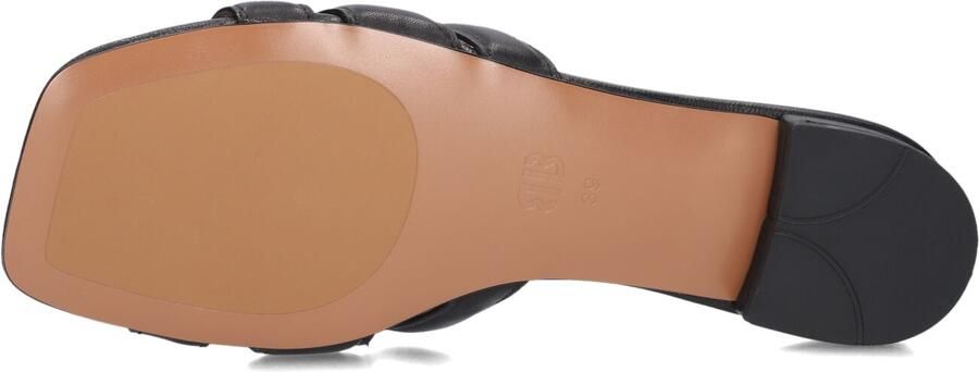 BIBI LOU Slippers Dames 760z10vk Maat: 41 Materiaal: Leer Kleur: Zwart - Foto 3