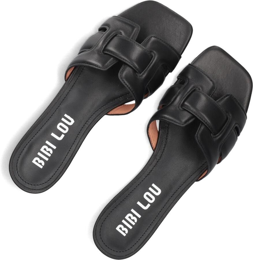 BIBI LOU Slippers Dames 760z10vk Maat: 41 Materiaal: Leer Kleur: Zwart - Foto 2