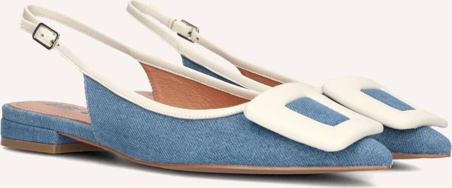 BIBI LOU Slingbacks Dames 640z31vk Maat: 41 Materiaal: Denim Kleur: Blauw