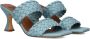 BIBI LOU Muiltjes Dames 876z11hg Maat: 37 Materiaal: Leer Kleur: Blauw - Thumbnail 1