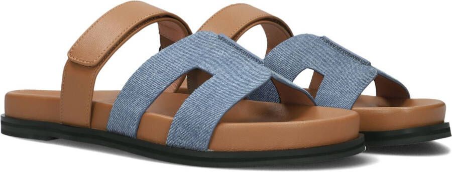 BIBI LOU Slippers Dames 525z67 Maat: 37 Materiaal: Denim Kleur: Blauw