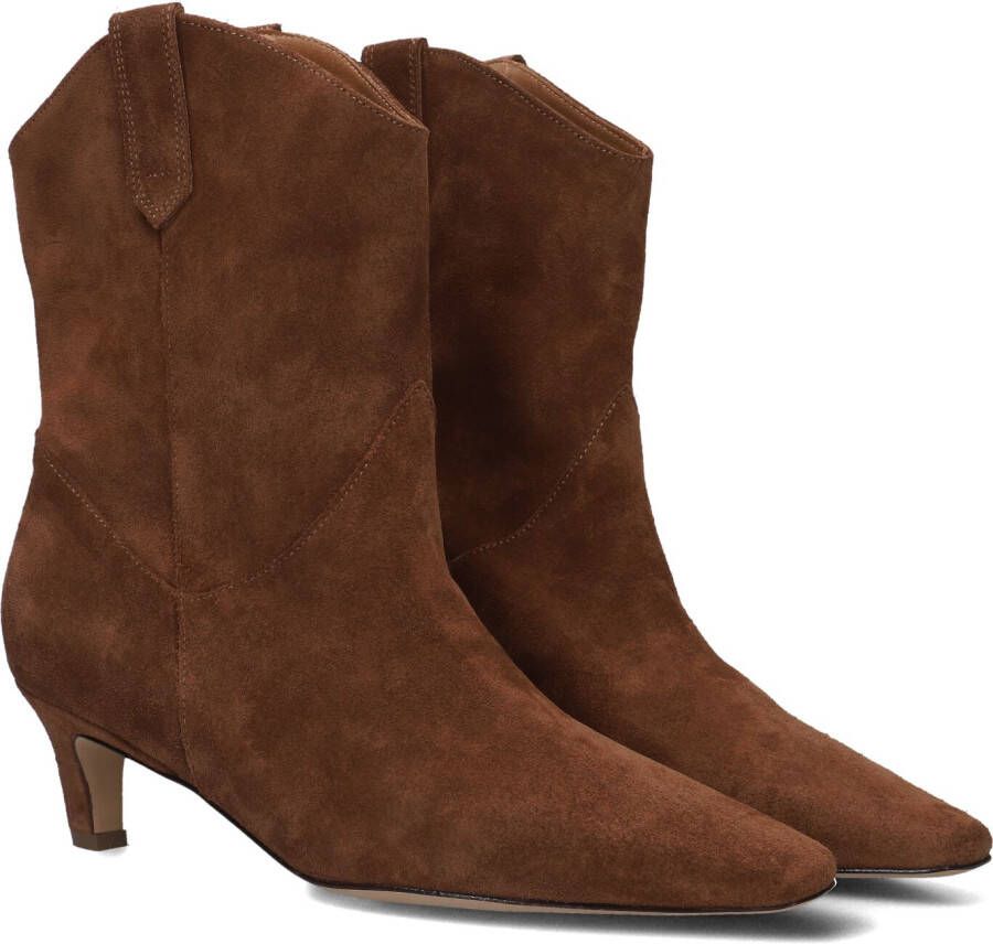 BIBI LOU Enkellaarsjes Dames 800t60aa Maat: 40 Materiaal: Suède Kleur: Bruin