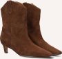 BIBI LOU Enkellaarsjes Dames 800t60aa Maat: 38 Materiaal: Suède Kleur: Bruin - Thumbnail 1