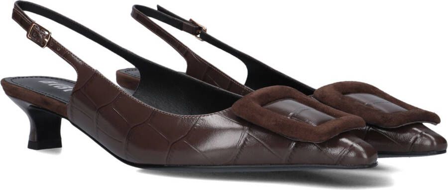 BIBI LOU Slingbacks Dames 613z55vk Maat: 41 Materiaal: Leer Kleur: Bruin