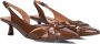 BIBI LOU Slingbacks Dames 632z21vk Maat: 40 Materiaal: Lakleer Kleur: Bruin - Thumbnail 1
