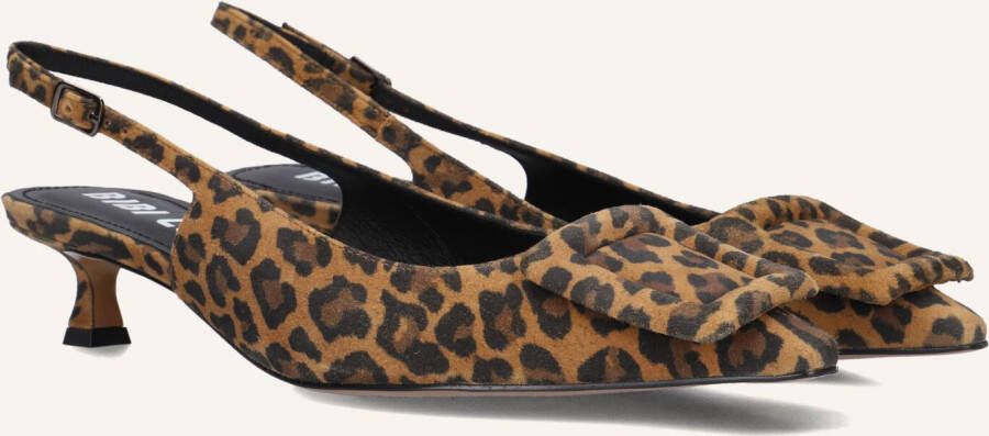 BIBI LOU Slingbacks Dames 641z35vk Maat: 39 Materiaal: Suèdelook Kleur: Bruin
