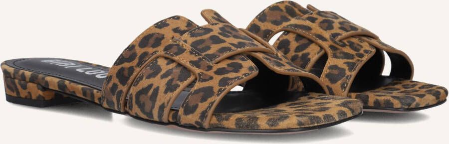 BIBI LOU Slippers Dames 760z35vk Maat: 39 Materiaal: Suède Kleur: Bruin