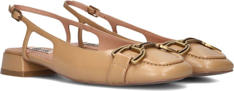 BIBI LOU Slingbacks Dames 545z45 Maat: 38 Materiaal: Leer Kleur: Camel