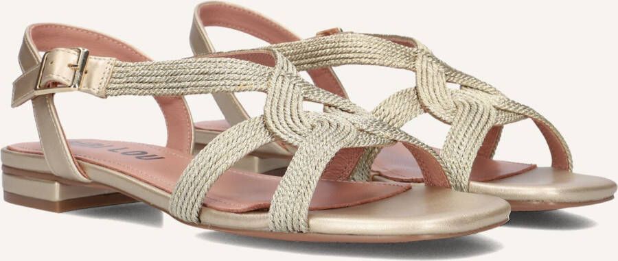 BIBI LOU Dames 853z94hg Maat: 41 Materiaal: Textiel Kleur: Goudkleurig