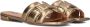 BIBI LOU Slippers Dames 760z10vk Maat: 42 Materiaal: Leer Kleur: Goud - Thumbnail 1
