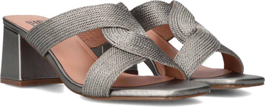 BIBI LOU Muiltjes Dames 851z94hg Maat: 37 Materiaal: Textiel Kleur: Grijs