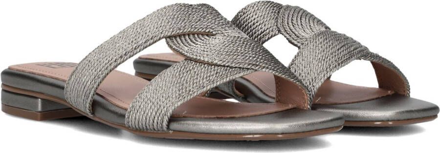 Bibi Lou Grijze Geweven Cut Out Slipper Gray Dames