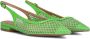 BIBI LOU Slingbacks Dames 616z78vk Maat: 38 Materiaal: Mesh Kleur: Groen - Thumbnail 1