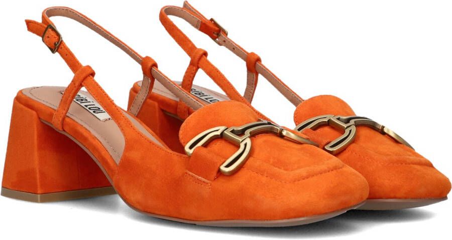 Bibi Lou Oranje Slingbacks met Blokhak Orange Dames