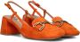 BIBI LOU Slingbacks Dames 544z30vk Maat: 40 Materiaal: Suède Kleur: Oranje - Thumbnail 1