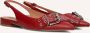 BiBi Lou Dames Sandalen 520z10vk Samira Flat Carmin Rood - Thumbnail 1