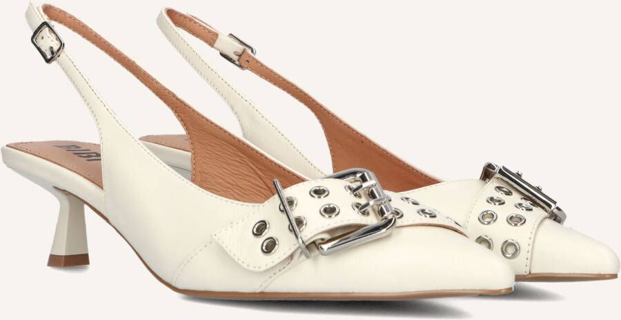 BIBI LOU Slingbacks Dames 521z10vk Maat: 39 Materiaal: Leer Kleur: Creme
