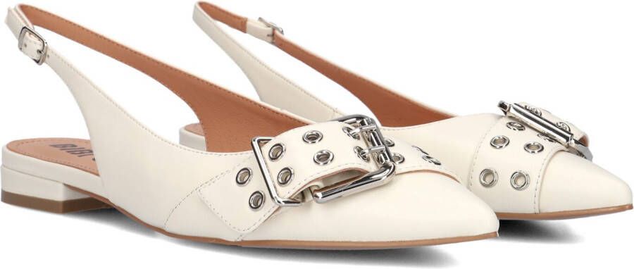 BIBI LOU Slingbacks Dames 520z10 Maat: 39 Materiaal: Leer Kleur: Wit