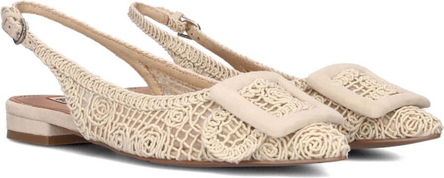 BIBI LOU Slingbacks Dames 650z61vk Maat: 42 Materiaal: Suède Kleur: Wit