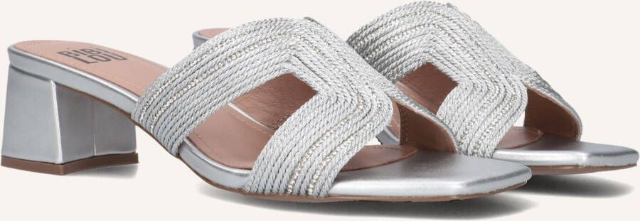 BIBI LOU Muiltjes Dames 879z94hg Maat: 38 Materiaal: Leer Kleur: Zilver