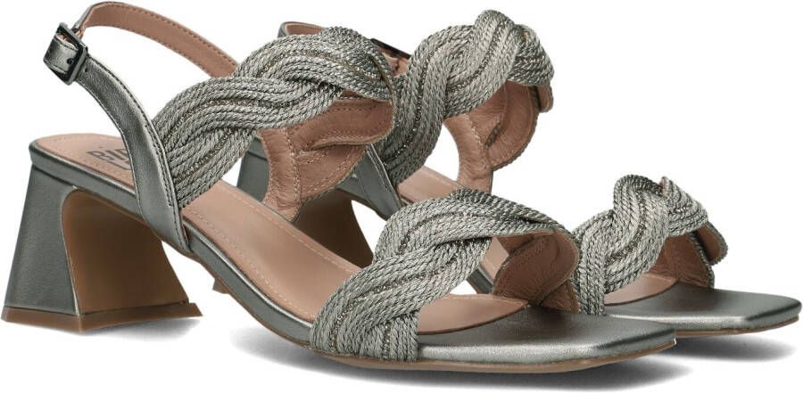 BIBI LOU Sandalen Dames 876z94hg Maat: 38 Materiaal: Textiel Kleur: Zilver