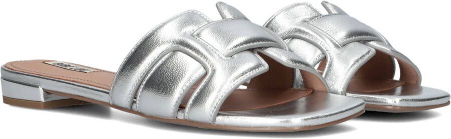 BIBI LOU Slippers Dames 760z10vk Maat: 40 Materiaal: Leer Kleur: Zilver