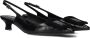 BIBI LOU Slingbacks Dames 613z55vk Maat: 38 Materiaal: Leer Kleur: Zwart - Thumbnail 1
