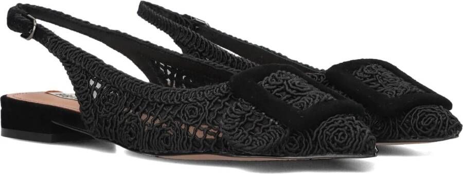 BIBI LOU Slingbacks Dames 650z61vk Maat: 40 Materiaal: Textiel Kleur: Zwart