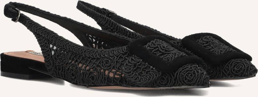 BIBI LOU Slingbacks Dames 650z61vk Maat: 42 Materiaal: Textiel Kleur: Zwart
