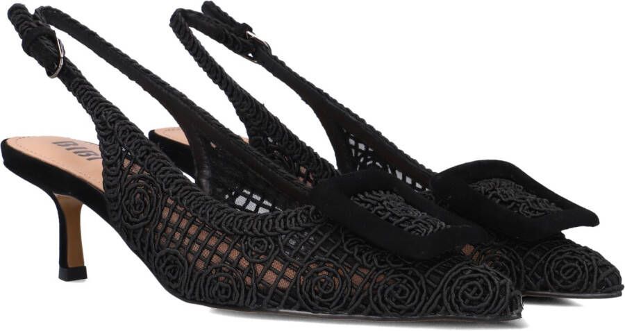 BIBI LOU Slingbacks Dames 652z61vk Maat: 38 Materiaal: Textiel Kleur: Zwart