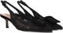 BIBI LOU Slingbacks Dames 652z61vk Maat: 38 Materiaal: Textiel Kleur: Zwart - Thumbnail 1