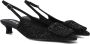 BIBI LOU Slingbacks Dames 692z00vk Maat: 35 Materiaal: Suède Kleur: Zwart - Thumbnail 1