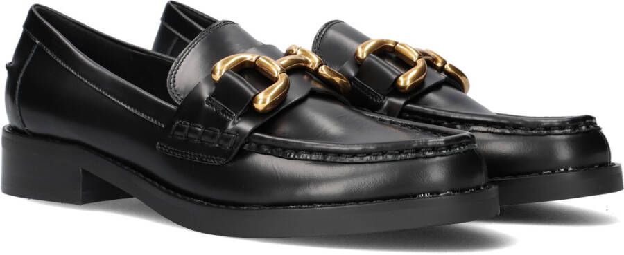 Bibi Lou Zwarte Suède Loafers voor Dames Black Dames