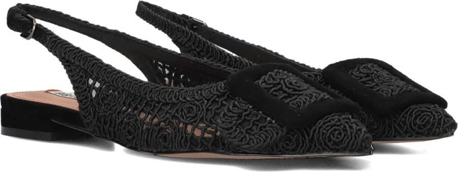 BIBI LOU Slingbacks Dames 650z61vk Maat: 40 Materiaal: Textiel Kleur: Zwart