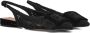 BIBI LOU Slingbacks Dames 650z61vk Maat: 39 Materiaal: Textiel Kleur: Zwart - Thumbnail 1