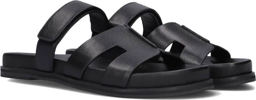 BIBI LOU Slippers Dames 525z40 Maat: 39 Materiaal: Leer Kleur: Zwart