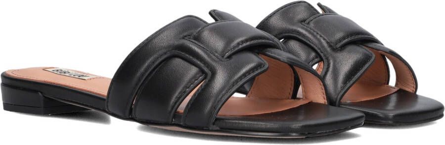 BIBI LOU Slippers Dames 760z10vk Maat: 42 Materiaal: Leer Kleur: Zwart