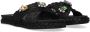 BIBI LOU Slippers Dames 889z70hg Maat: 37 Materiaal: Raffia Kleur: Zwart - Thumbnail 1