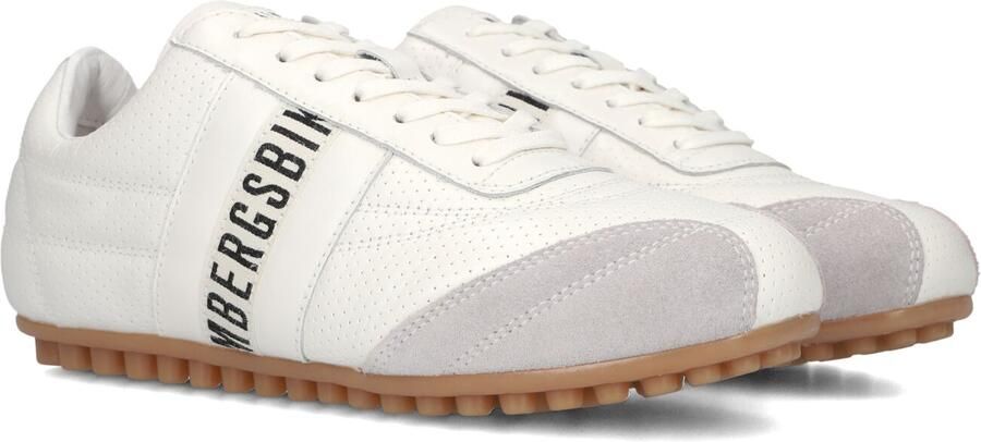 BIKKEMBERGS Lage Sneakers Dames 30606 Leer Wit