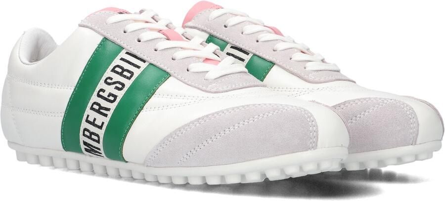 BIKKEMBERGS Lage Sneakers Dames 30607 Leer Wit
