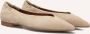 BILLI BI Ballerina Dames A8024 Maat: 40 Materiaal: Suède Kleur: Beige - Thumbnail 1