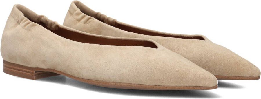 BILLI BI Ballerina Dames A8024 Maat: 39 Materiaal: Suède Kleur: Beige