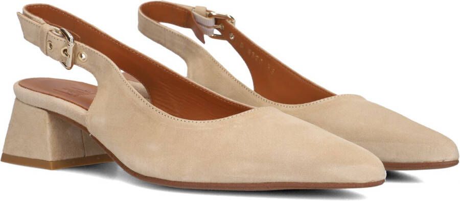 BILLI BI Slingbacks Dames A8320 Maat: 38 Materiaal: Suède Kleur: Beige