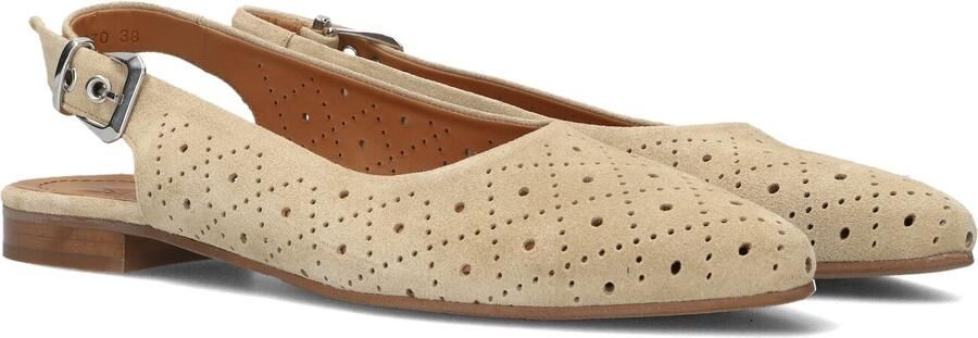 BILLI BI Slingbacks Dames A9414 Maat: 41 Materiaal: Suède Kleur: Beige